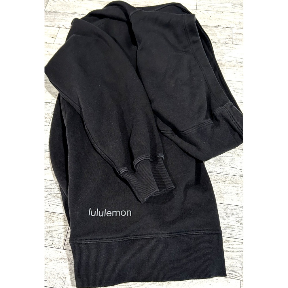 Lululemon Womens Perfectly Oversized Hoodie Black Pullover RARE XXS‎